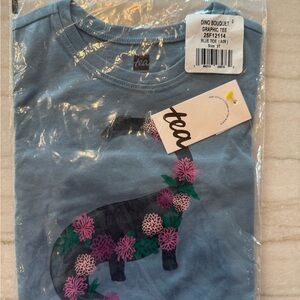 Tea Blue Dino Bouquet Graphic Tee